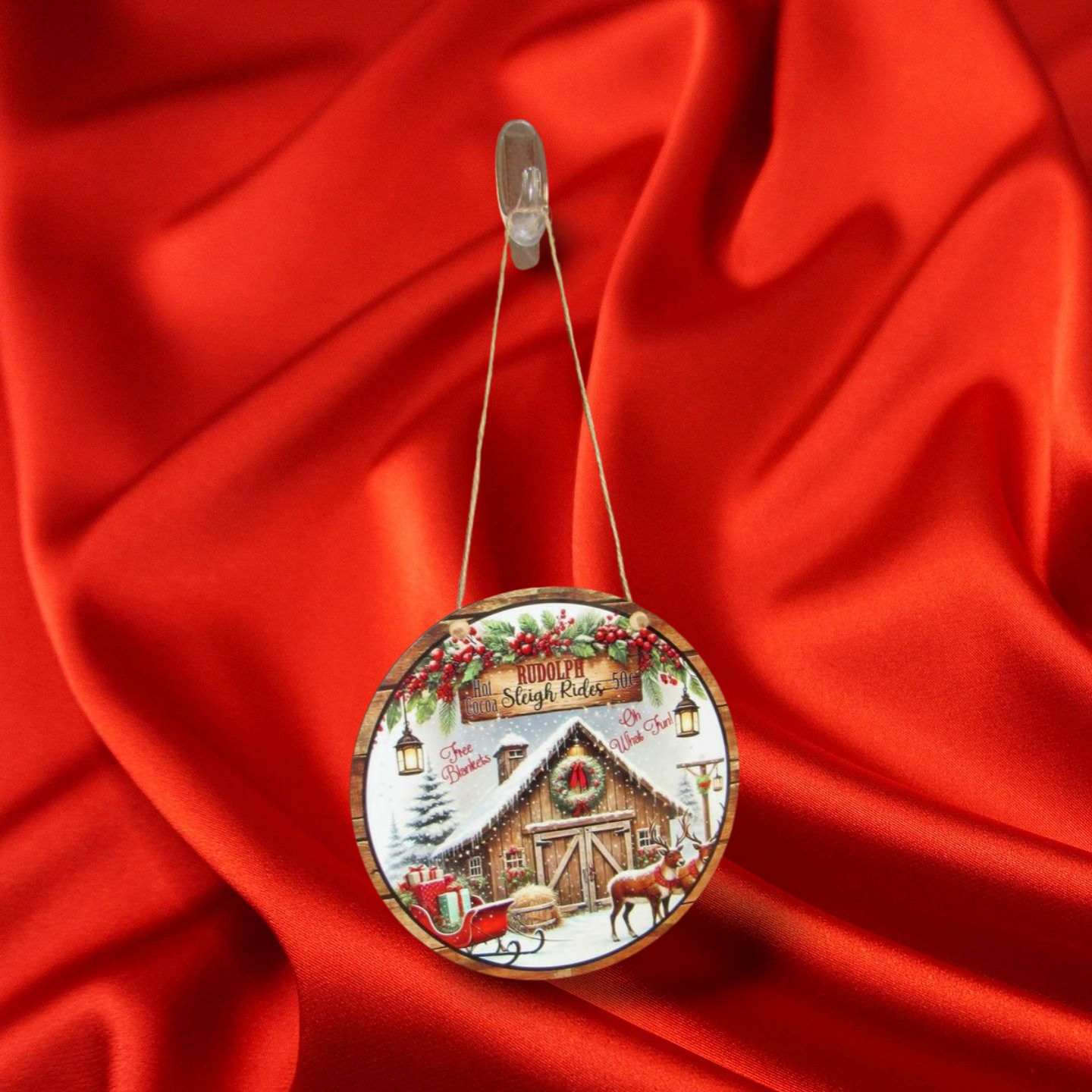 Round Sublimated Door Hanger