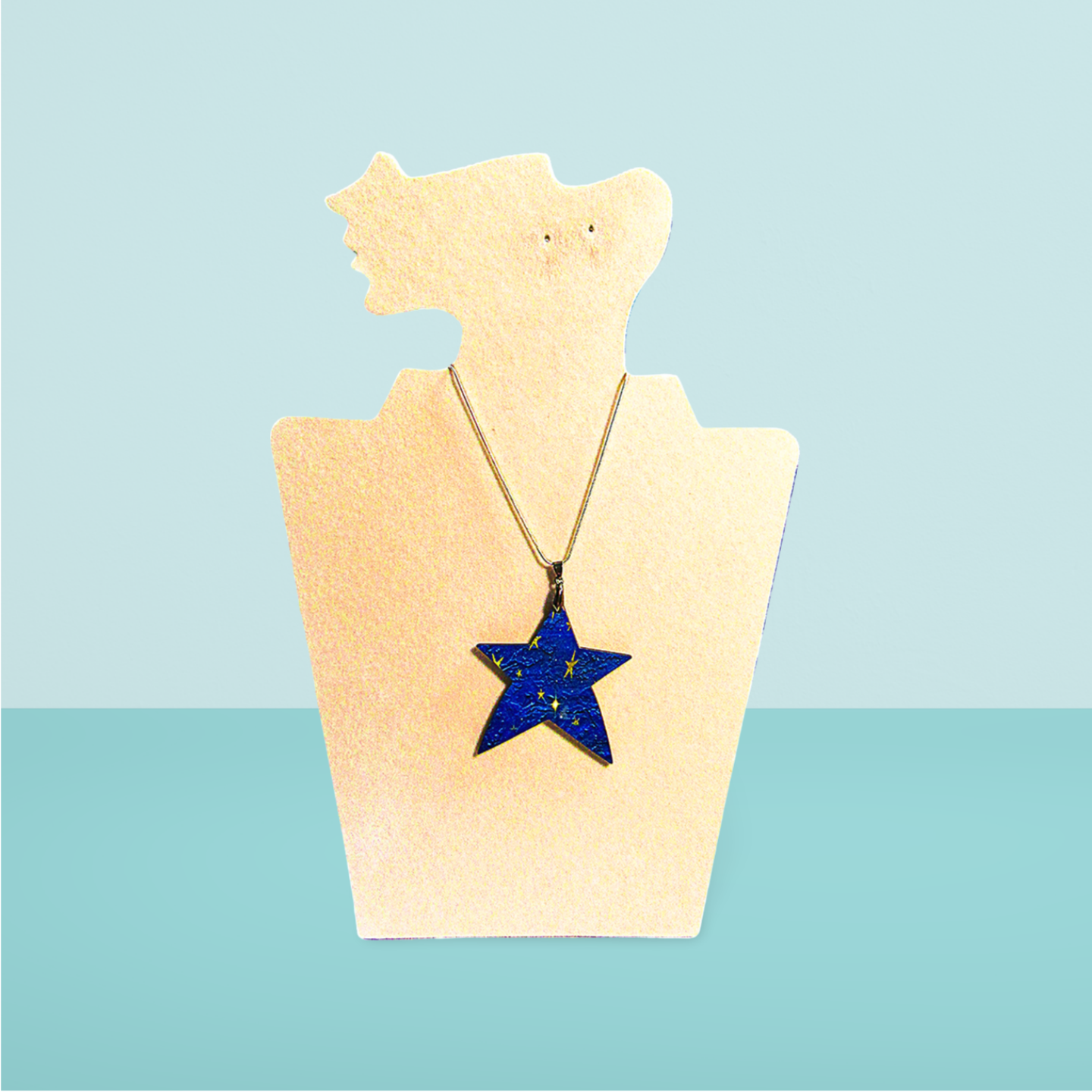 Star Shaped Sublimated Necklace
