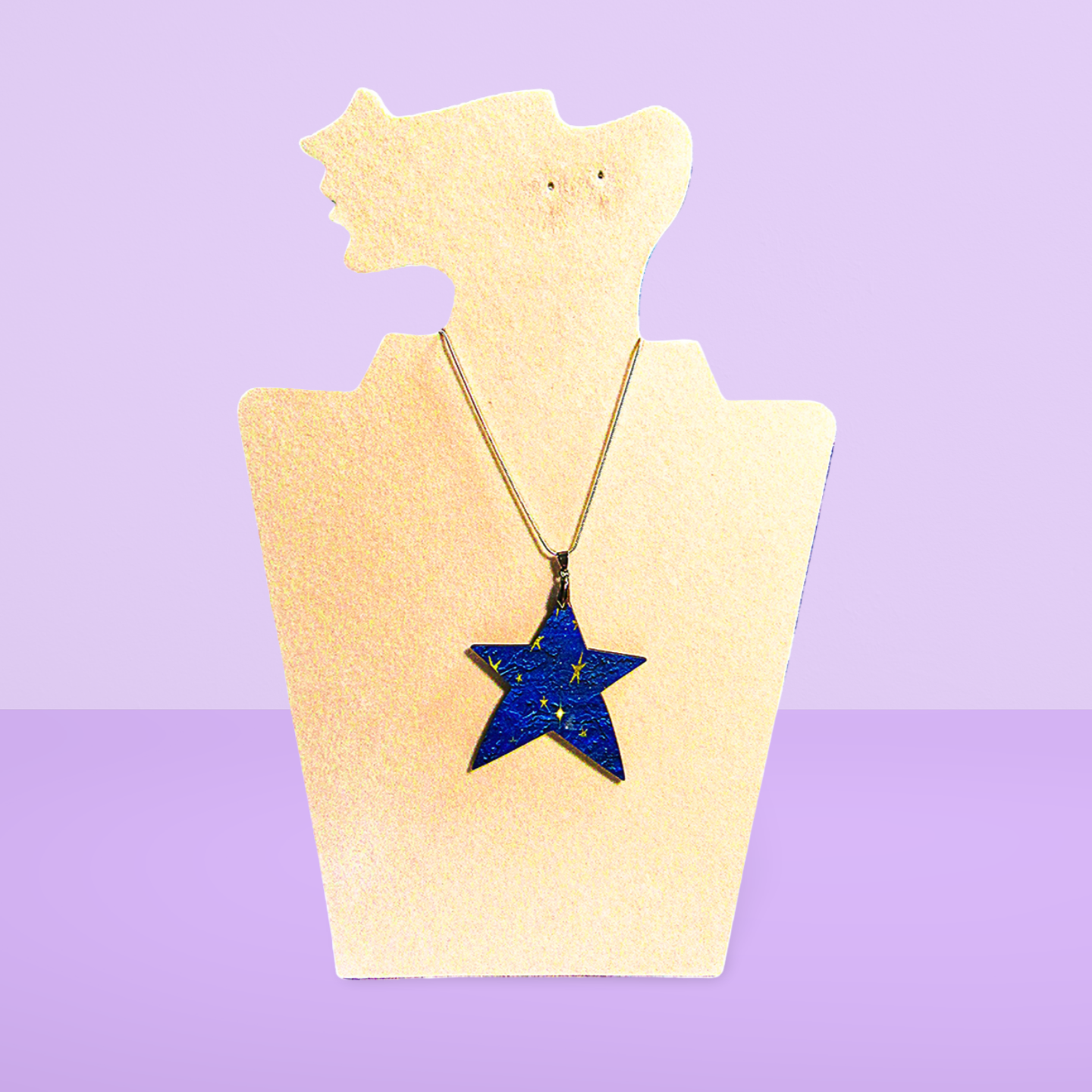 Star Shaped Sublimated Necklace