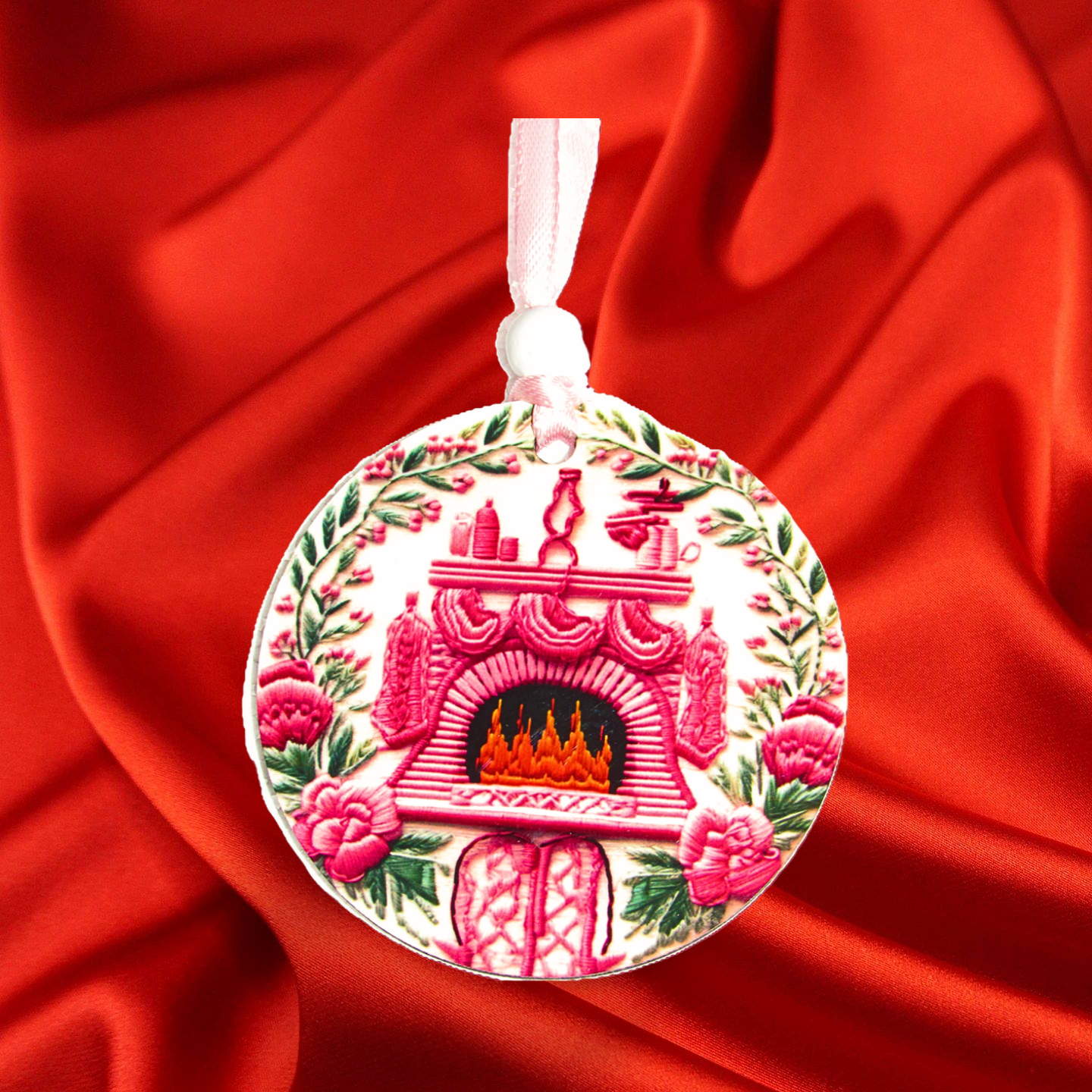 Round Shaped Sublimated Ornament