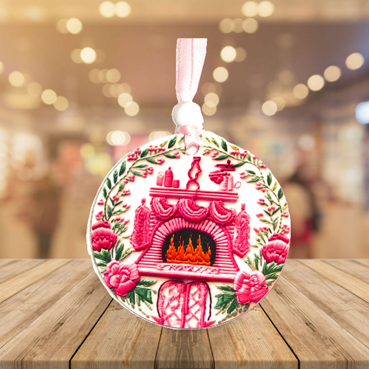 Round Shaped Sublimated Ornament