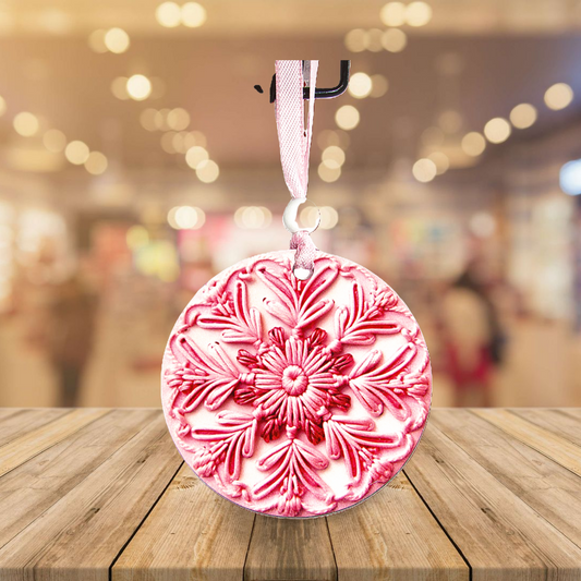 Round Shaped Sublimated Ornament