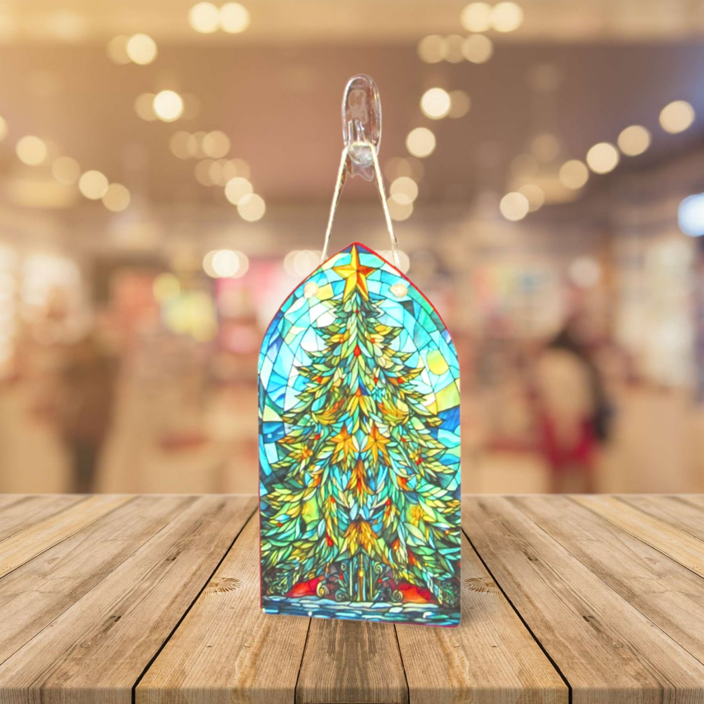 Church Window Shaped Sublimated Door Hanger