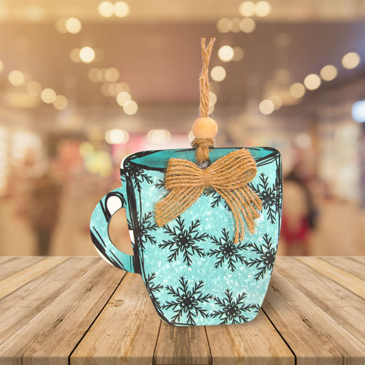 Cup Shaped Sublimated Ornament