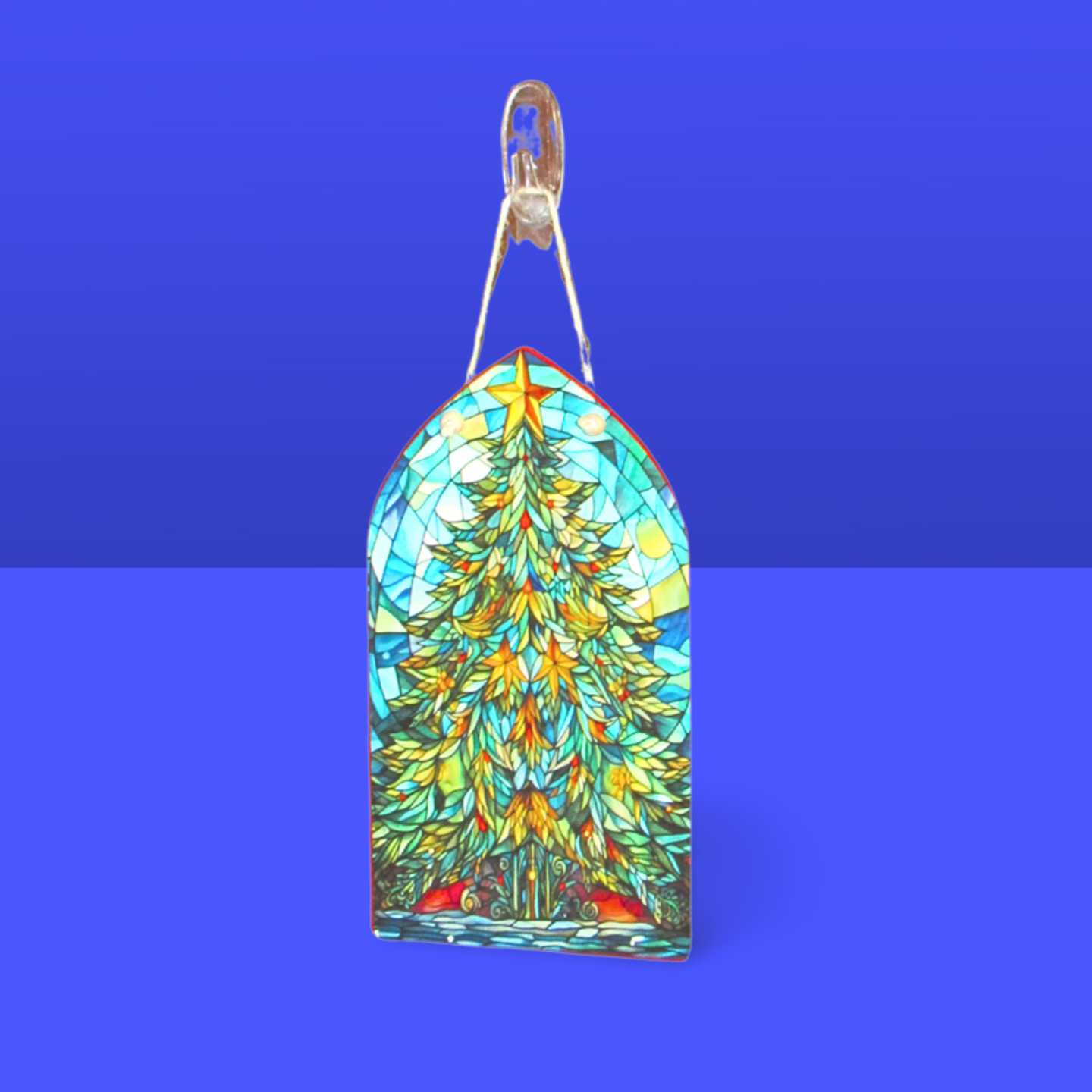 Church Window Shaped Sublimated Door Hanger