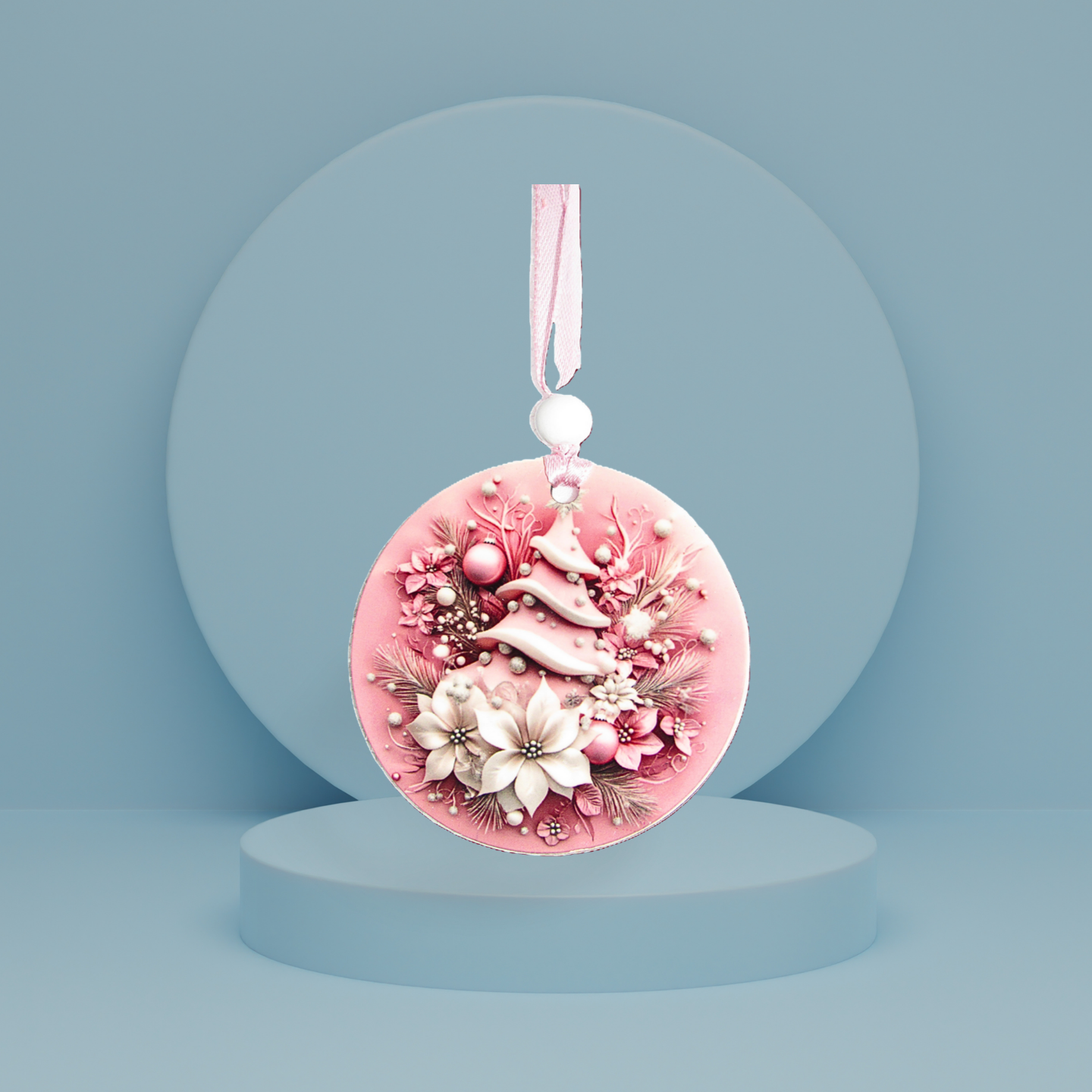 Round Shaped Sublimated Ornament