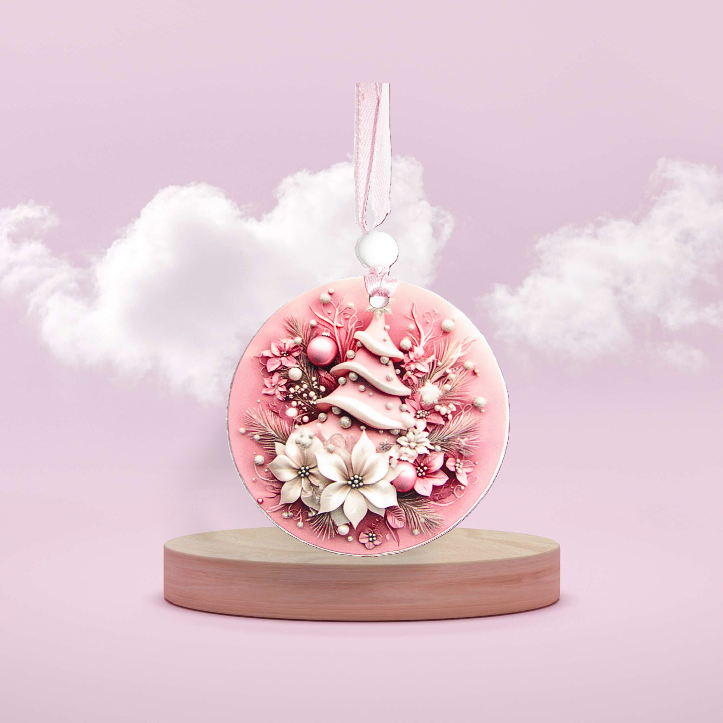 Round Shaped Sublimated Ornament