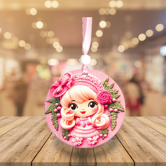 Round Shaped Sublimated Ornament