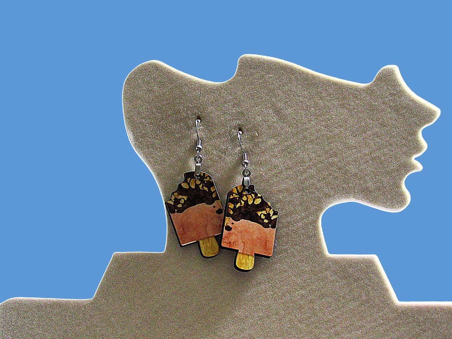 Popsicle Shaped Sublimated Earrings