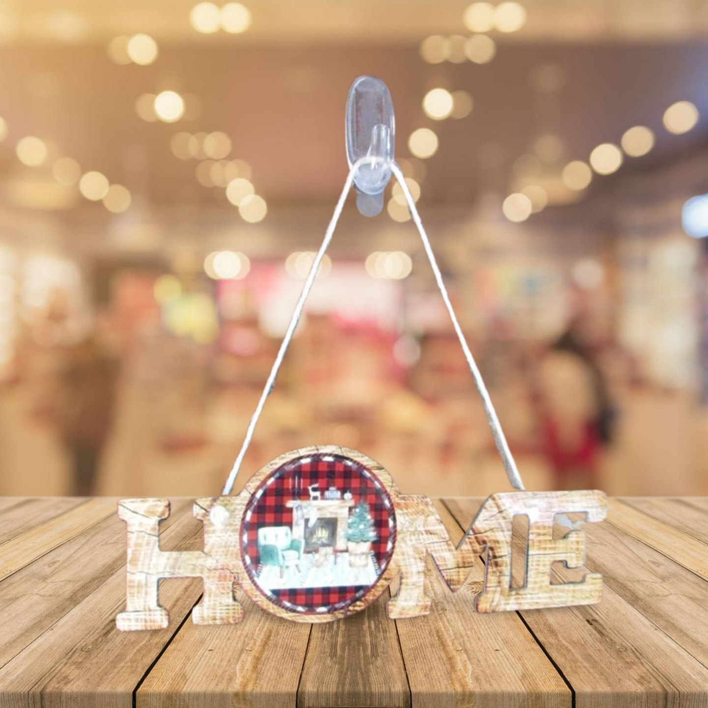 Home Word Shaped Sublimated Door Hanger