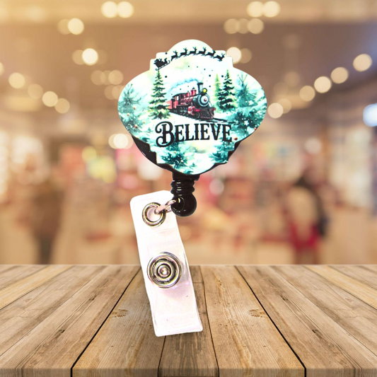 Bulb Shaped Sublimated Badge Reel