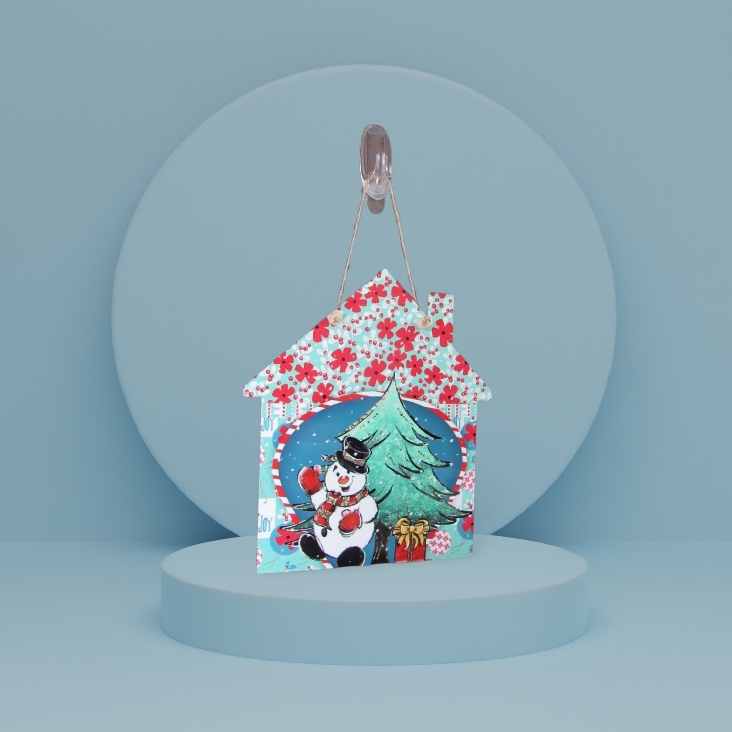 House Shaped Sublimated  Door Hanger