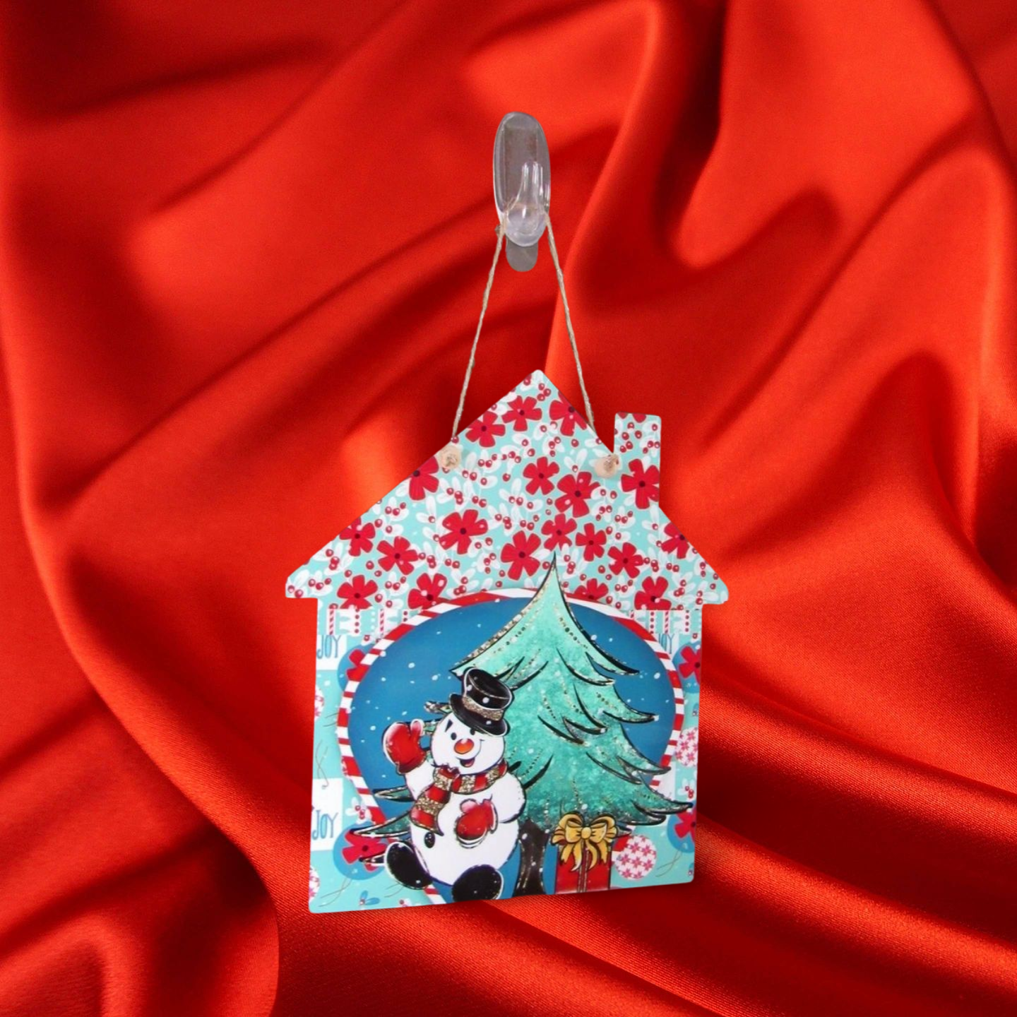House Shaped Sublimated  Door Hanger