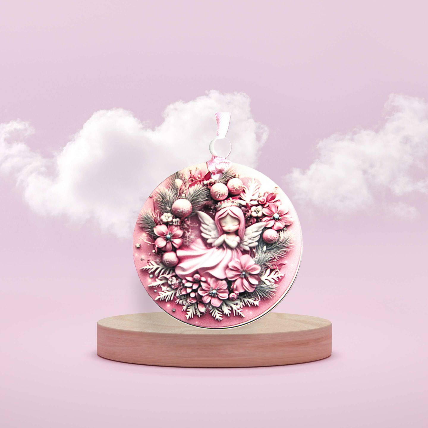 Round Shaped Sublimated Ornament