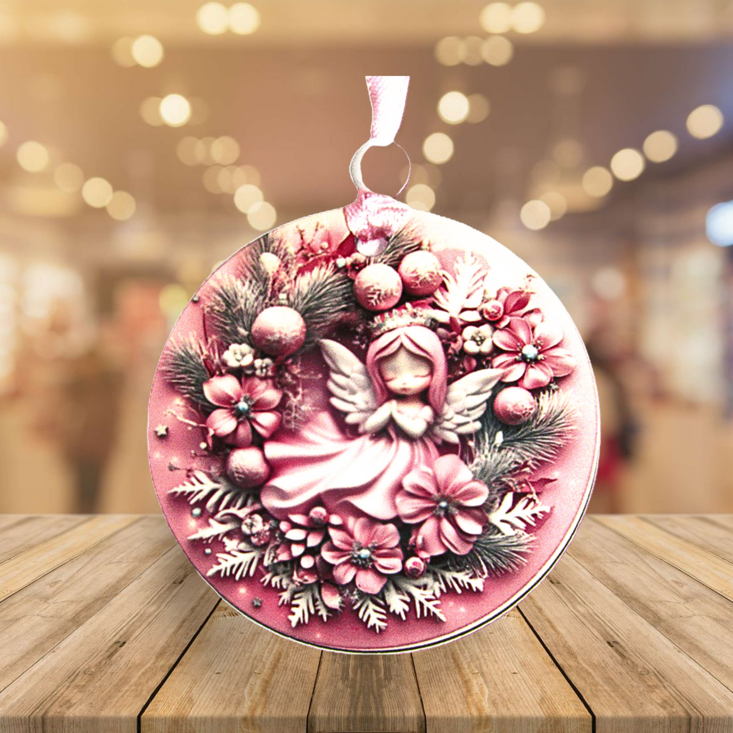 Round Shaped Sublimated Ornament