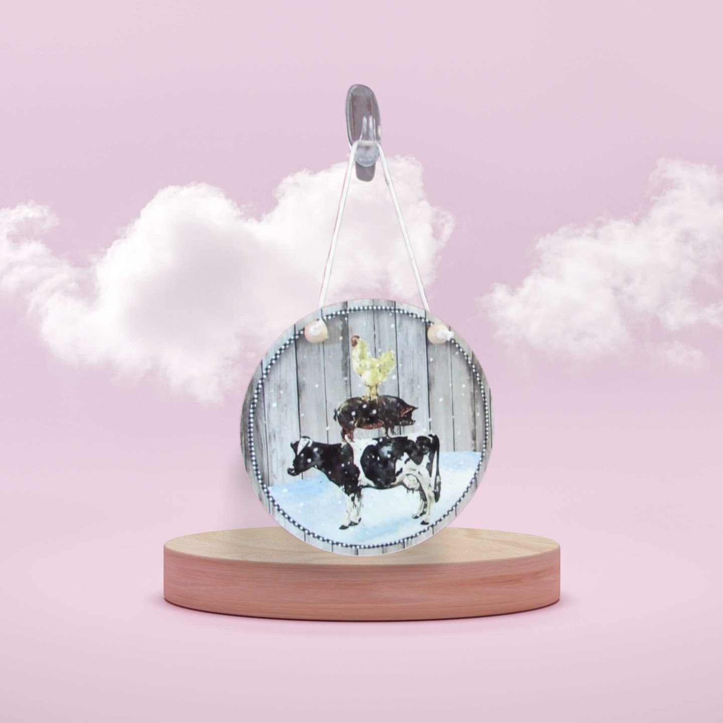 Round Sublimated Door Hanger