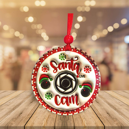 Round Shaped Sublimated Ornament