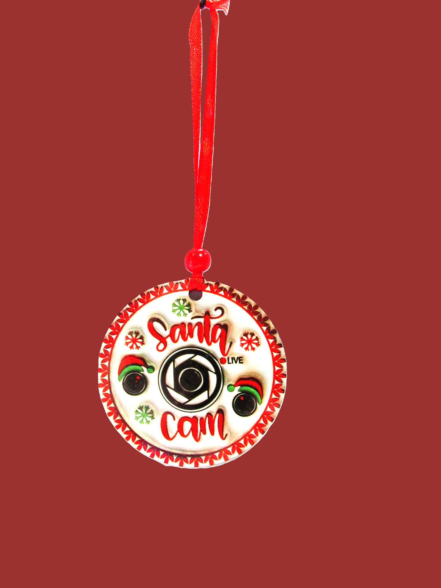 Round Shaped Sublimated Ornament