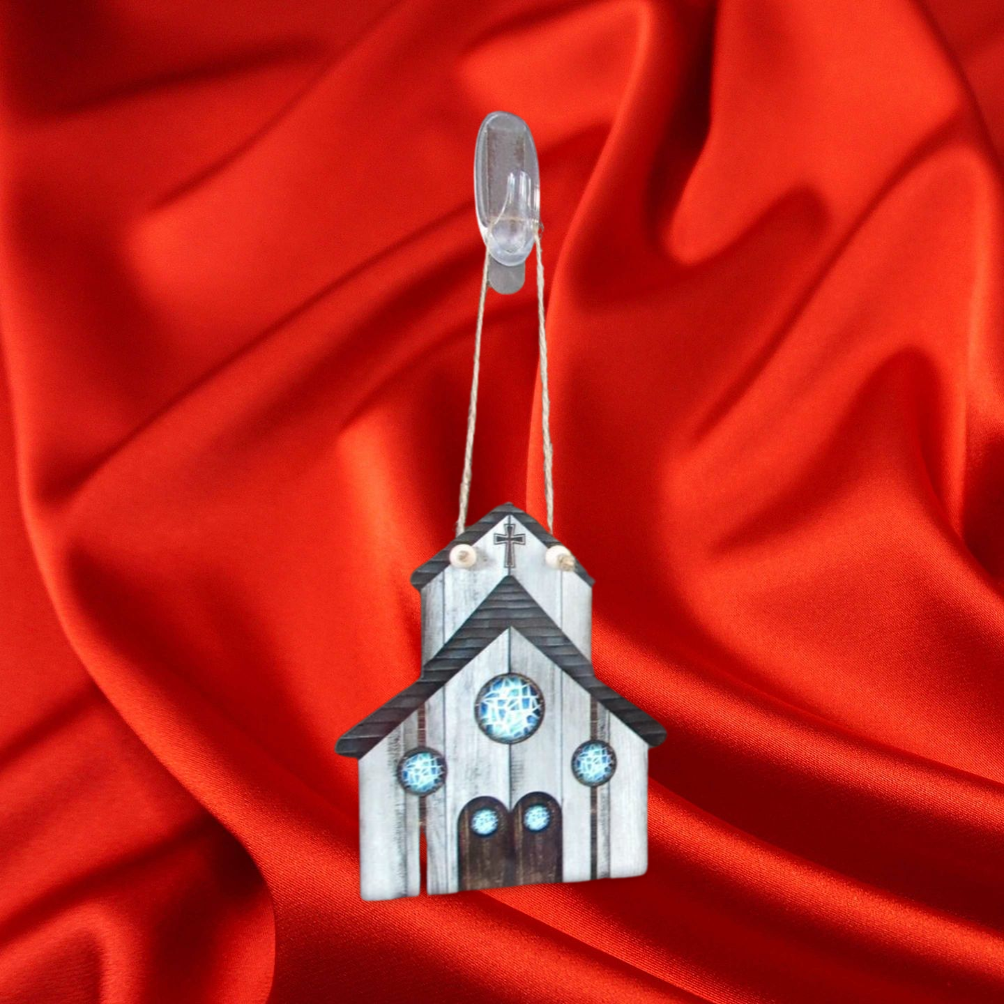 Church Shaped Sublimated Door Hanger