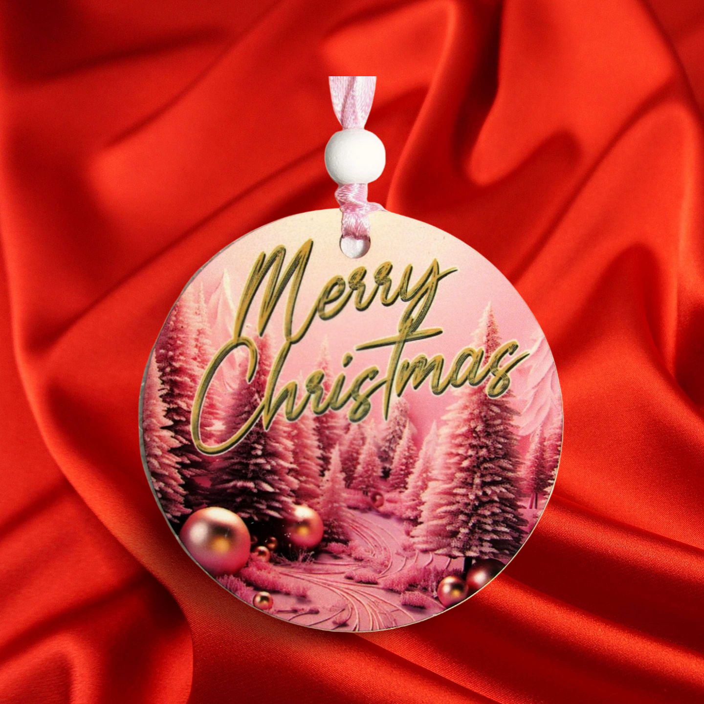 Round Shaped Sublimated Ornament