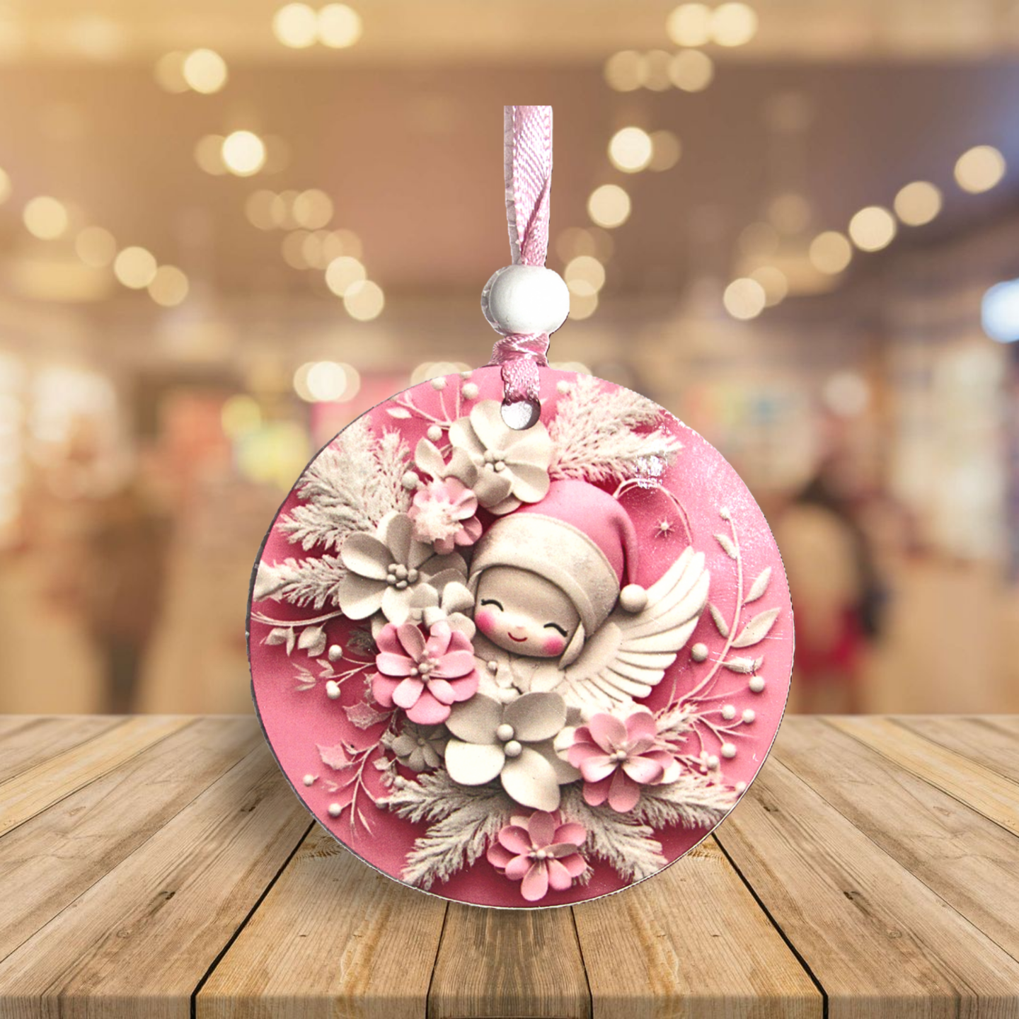 Round Shaped Sublimated Ornament