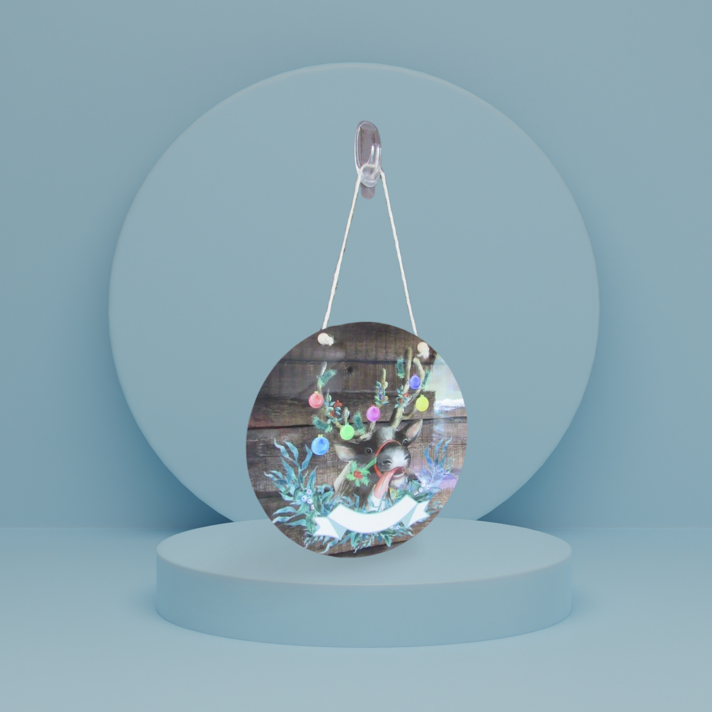 Round Sublimated Door Hanger