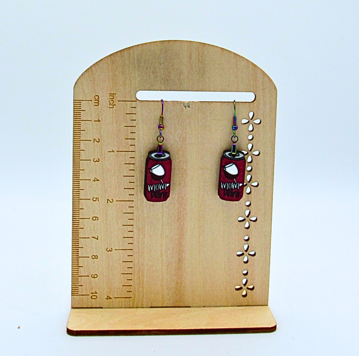 MDF-Soda Can Shaped Sublimated Earrings 1 inch