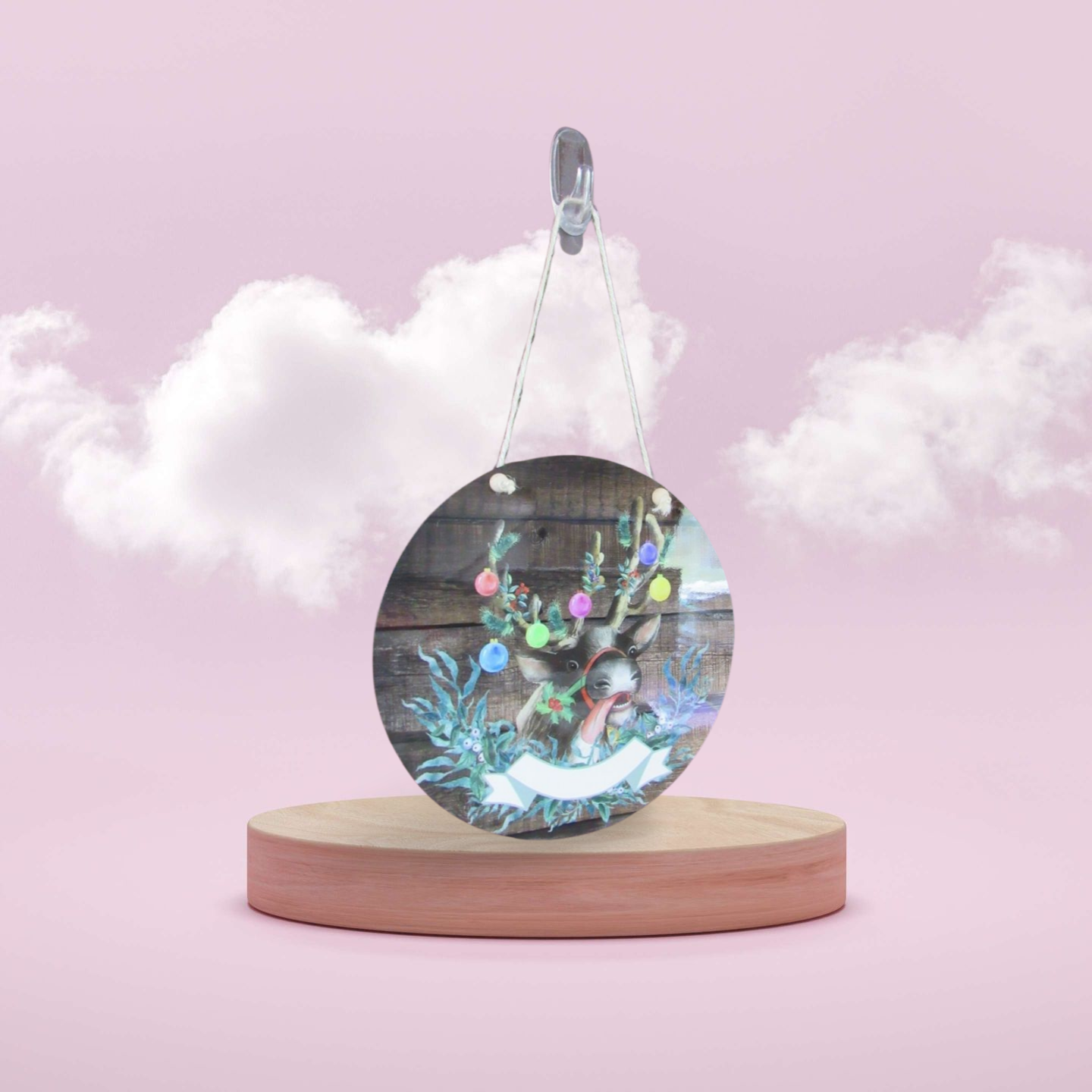 Round Sublimated Door Hanger