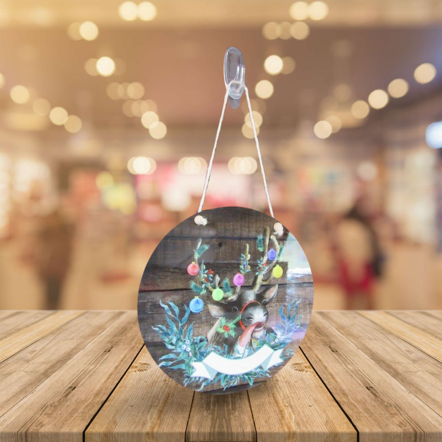 Round Sublimated Door Hanger