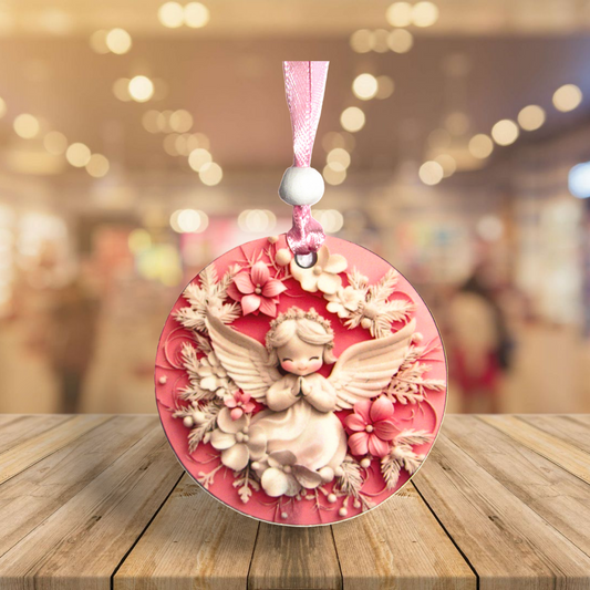 Round Shaped Sublimated Ornament