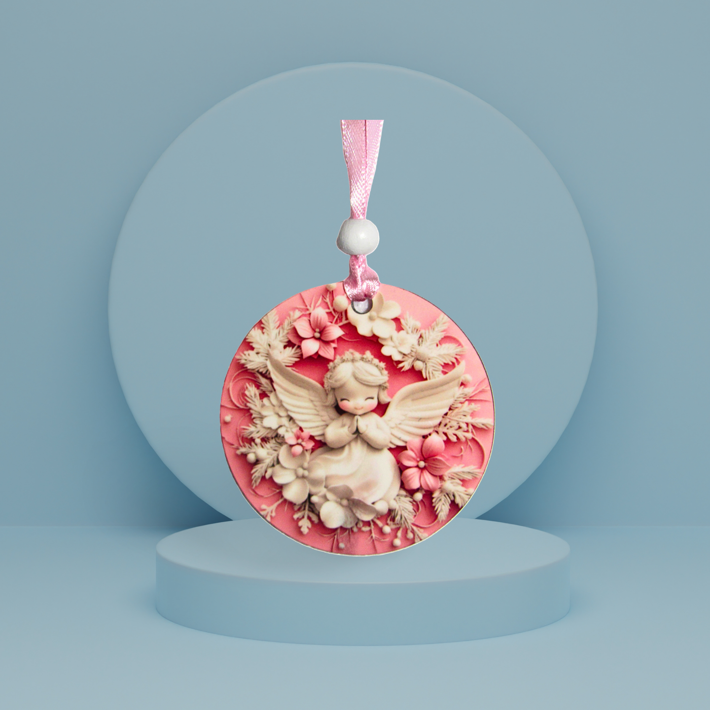 Round Shaped Sublimated Ornament