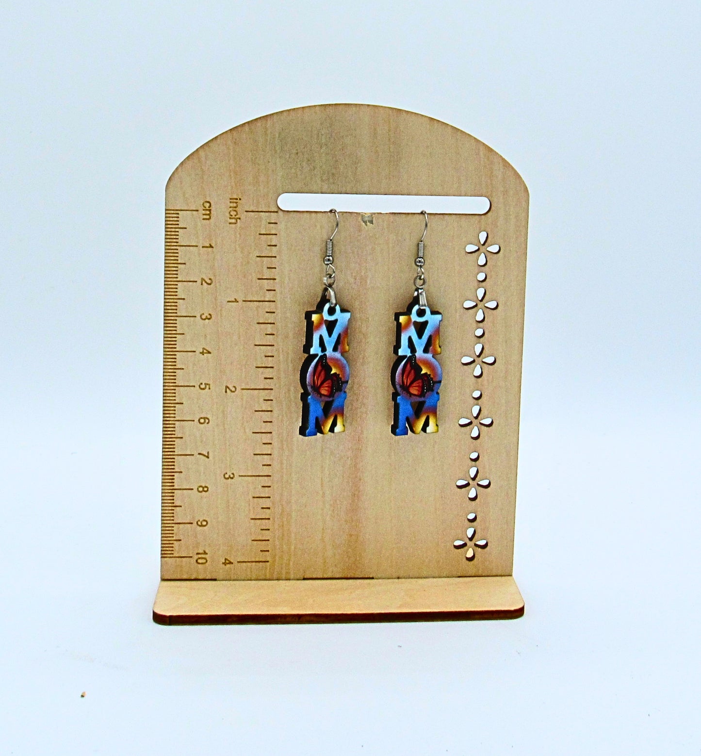 MDF-Mom Shaped Sublimated Earrings 1.5 inch