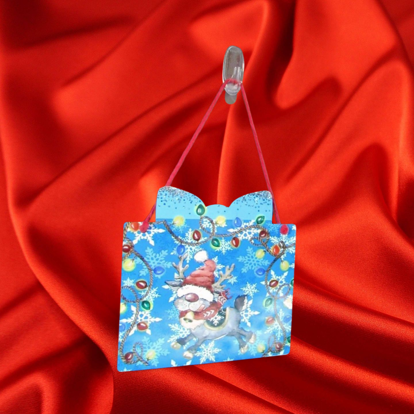 Gift Shaped Sublimated Door Hanger