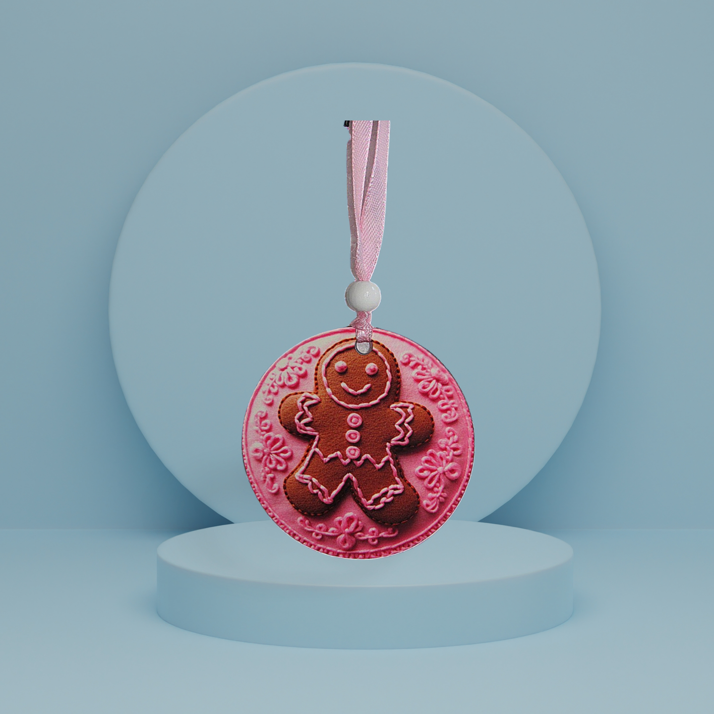 Round Shaped Sublimated Ornament