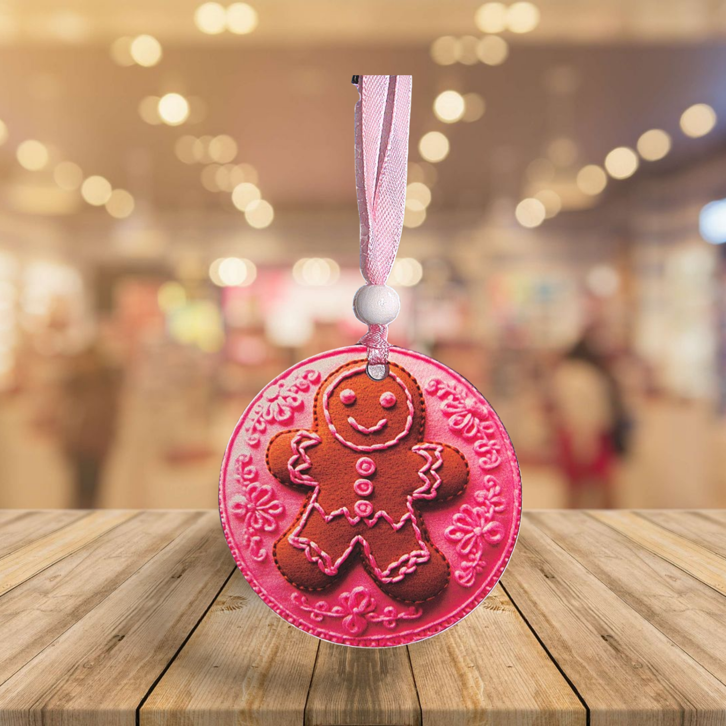 Round Shaped Sublimated Ornament