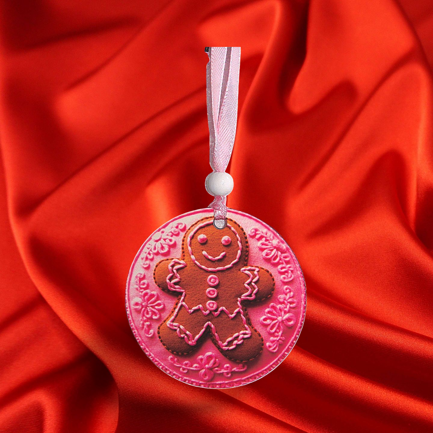 Round Shaped Sublimated Ornament