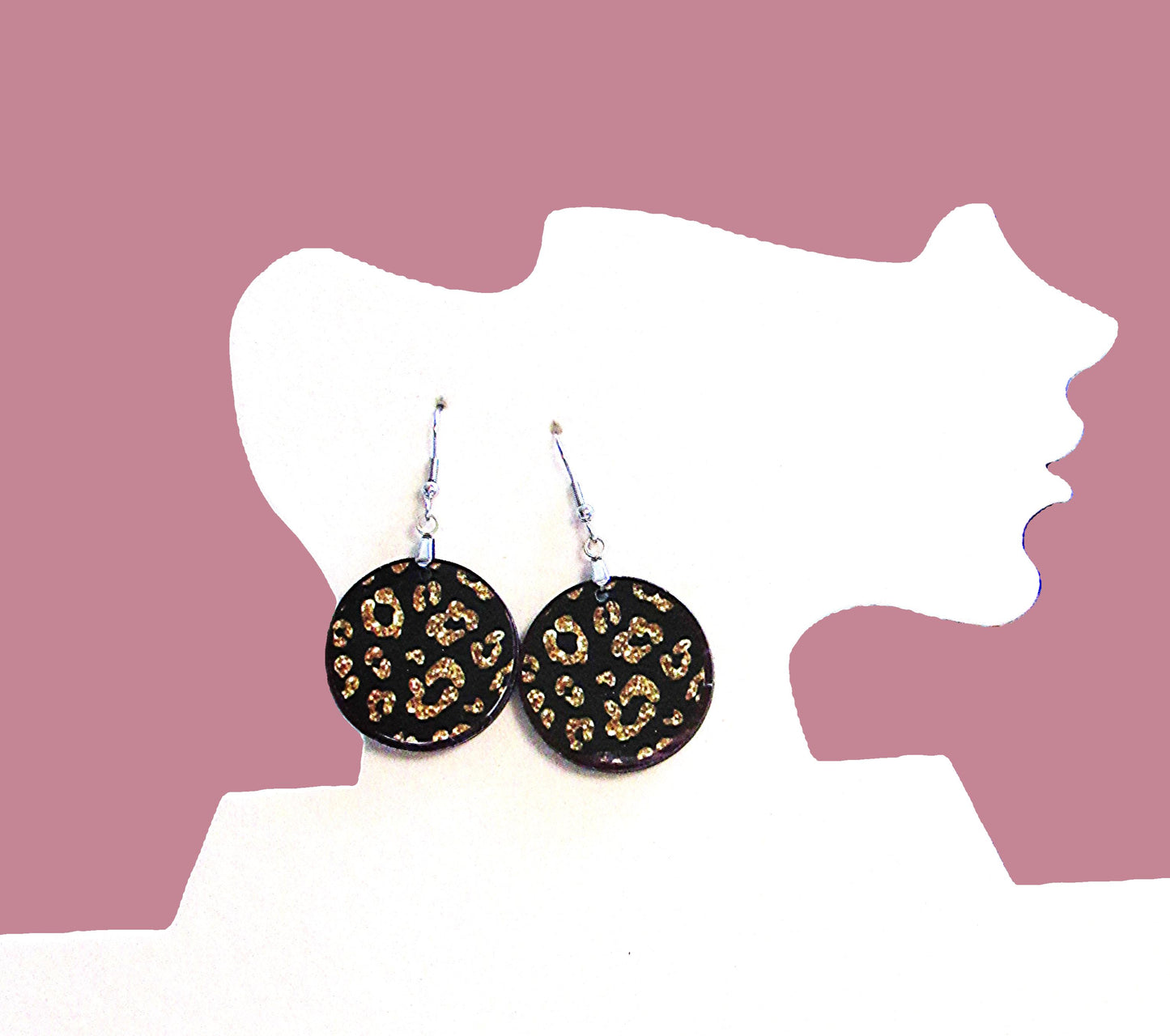 Round Shaped Sublimated 1 inch Earring