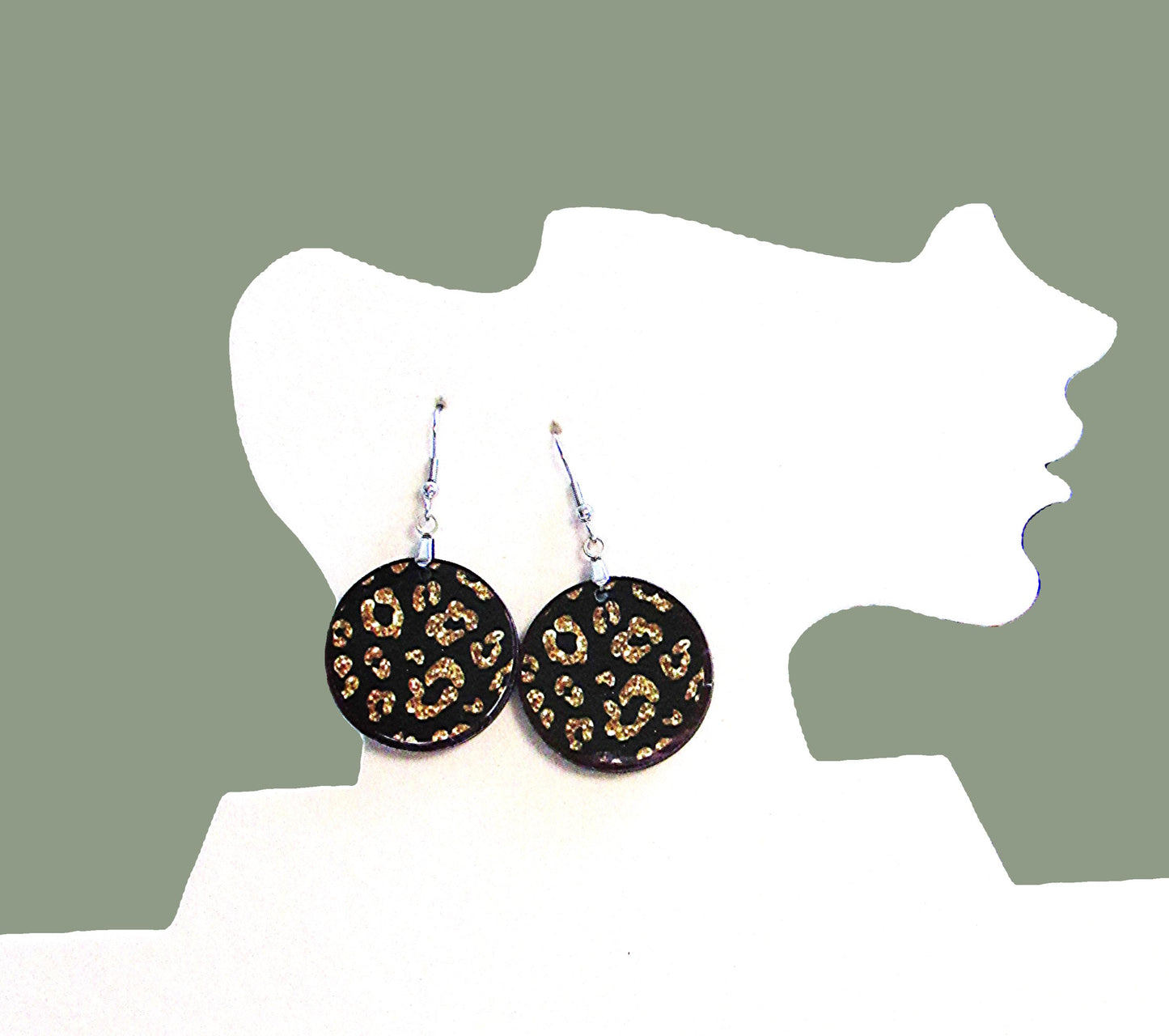 Round Shaped Sublimated 1 inch Earring