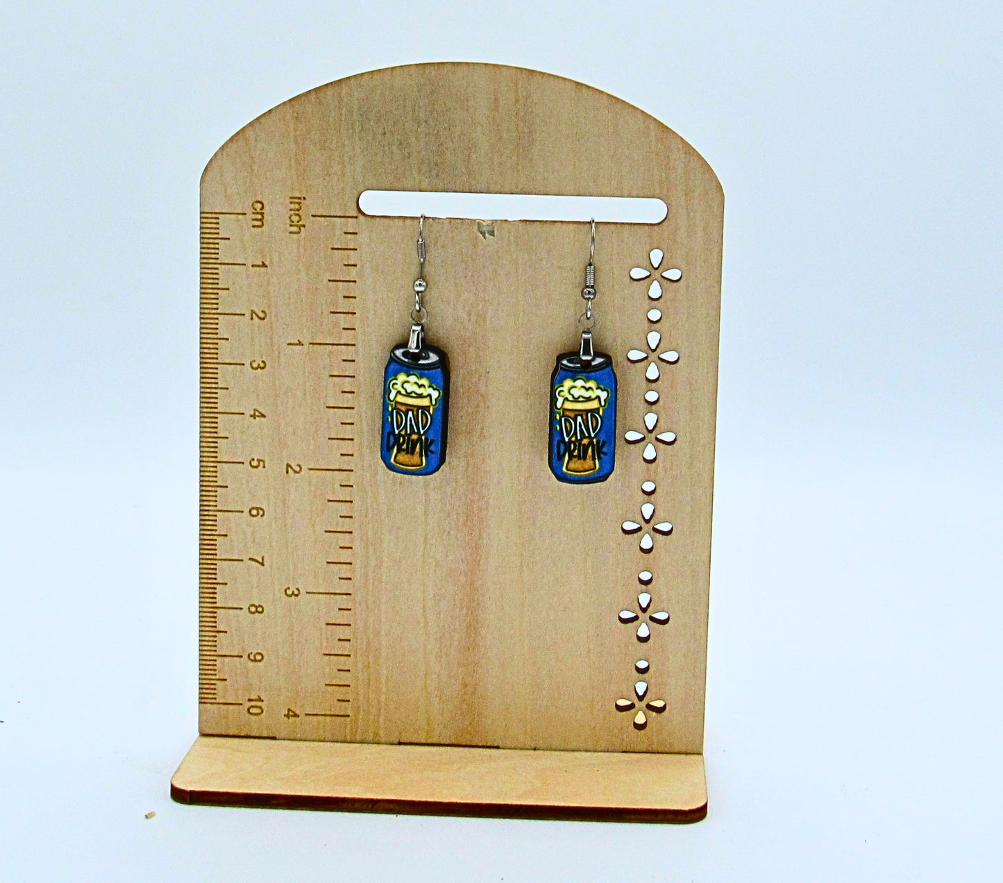 MDF-Soda Can Shaped Sublimated Earrings 1 inch
