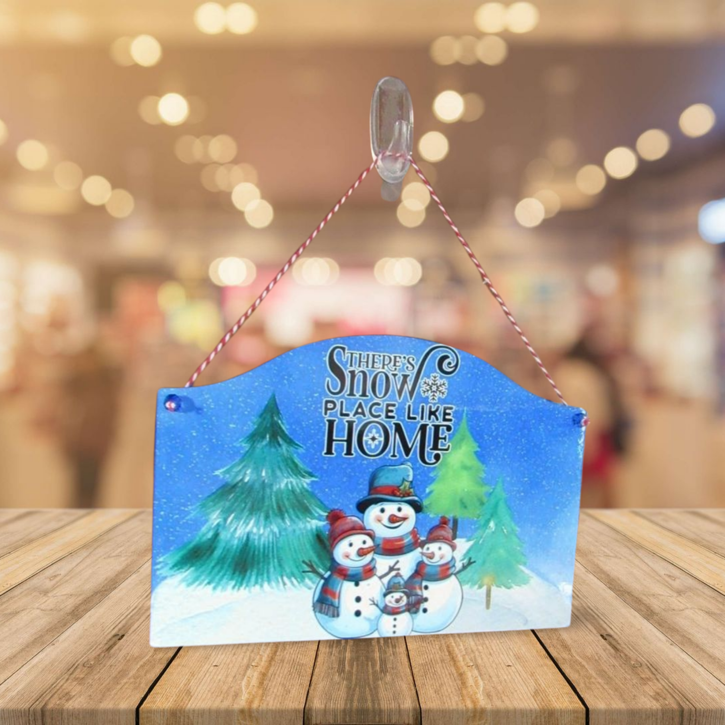 Rounded Top Shaped Sublimated Door Hanger