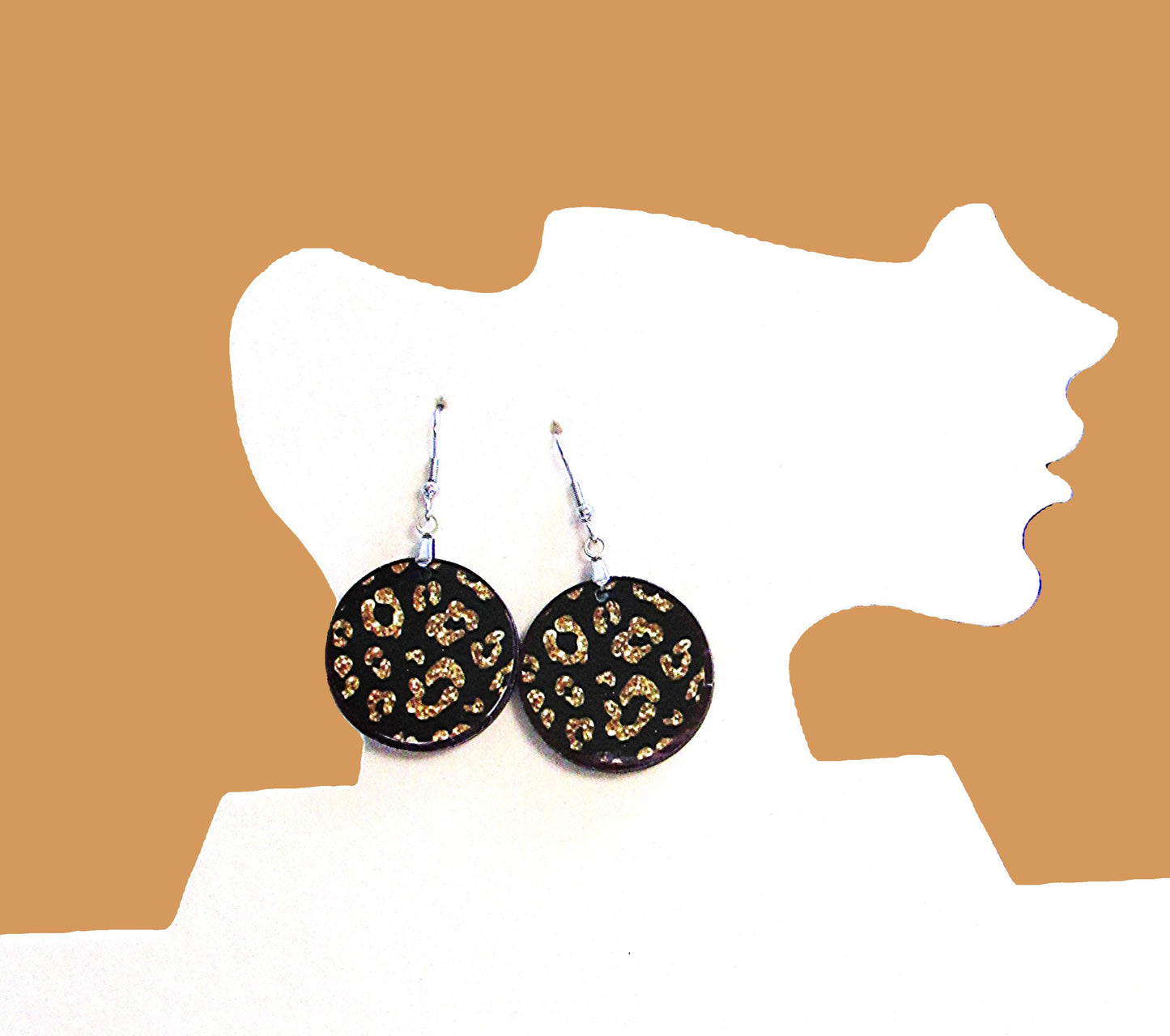 Round Shaped Sublimated 1 inch Earring