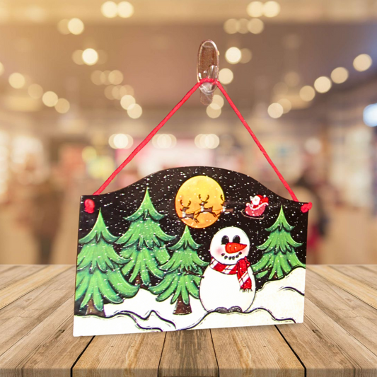 Rounded Top Shaped Sublimated Door Hanger