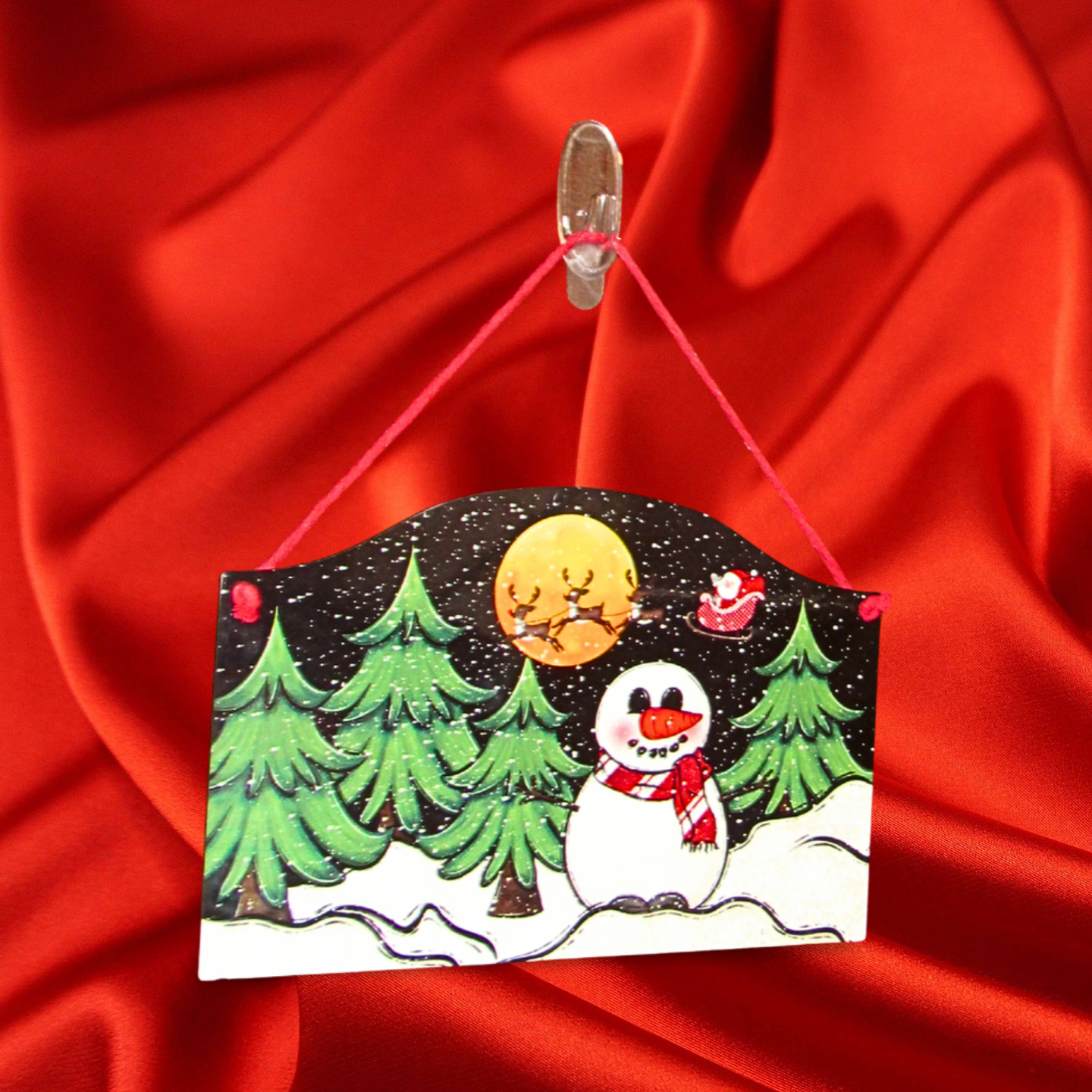 Rounded Top Shaped Sublimated Door Hanger