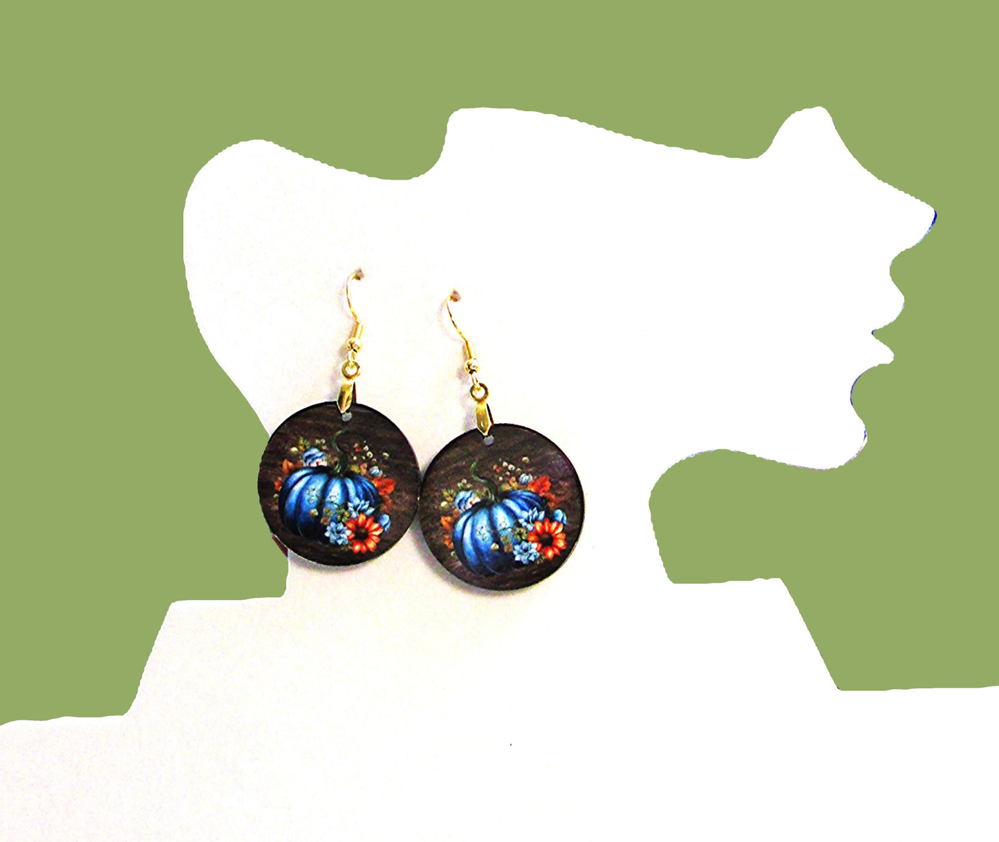 Round Shaped Sublimated 1 inch Earring