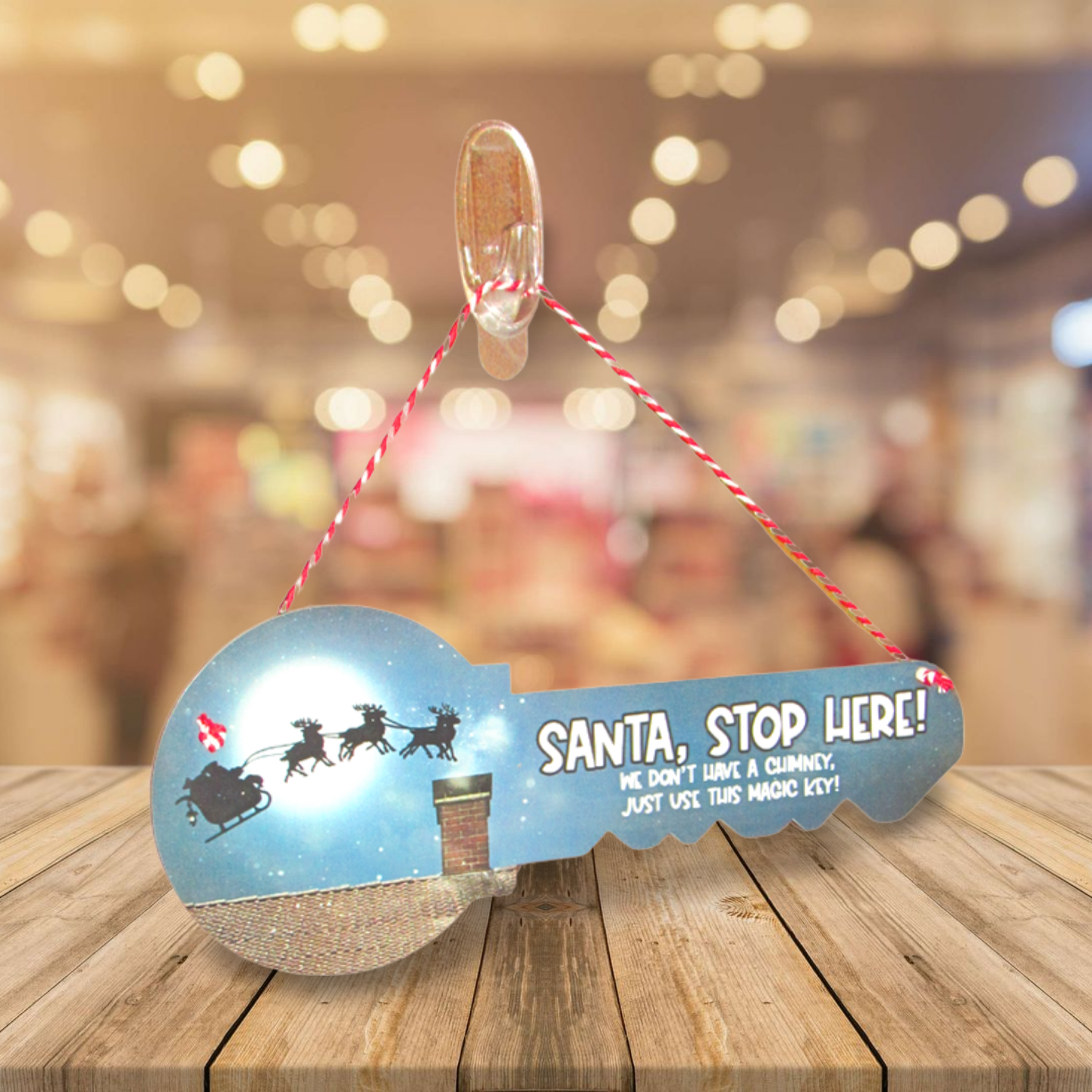 Key Shaped Sublimated Door Hanger