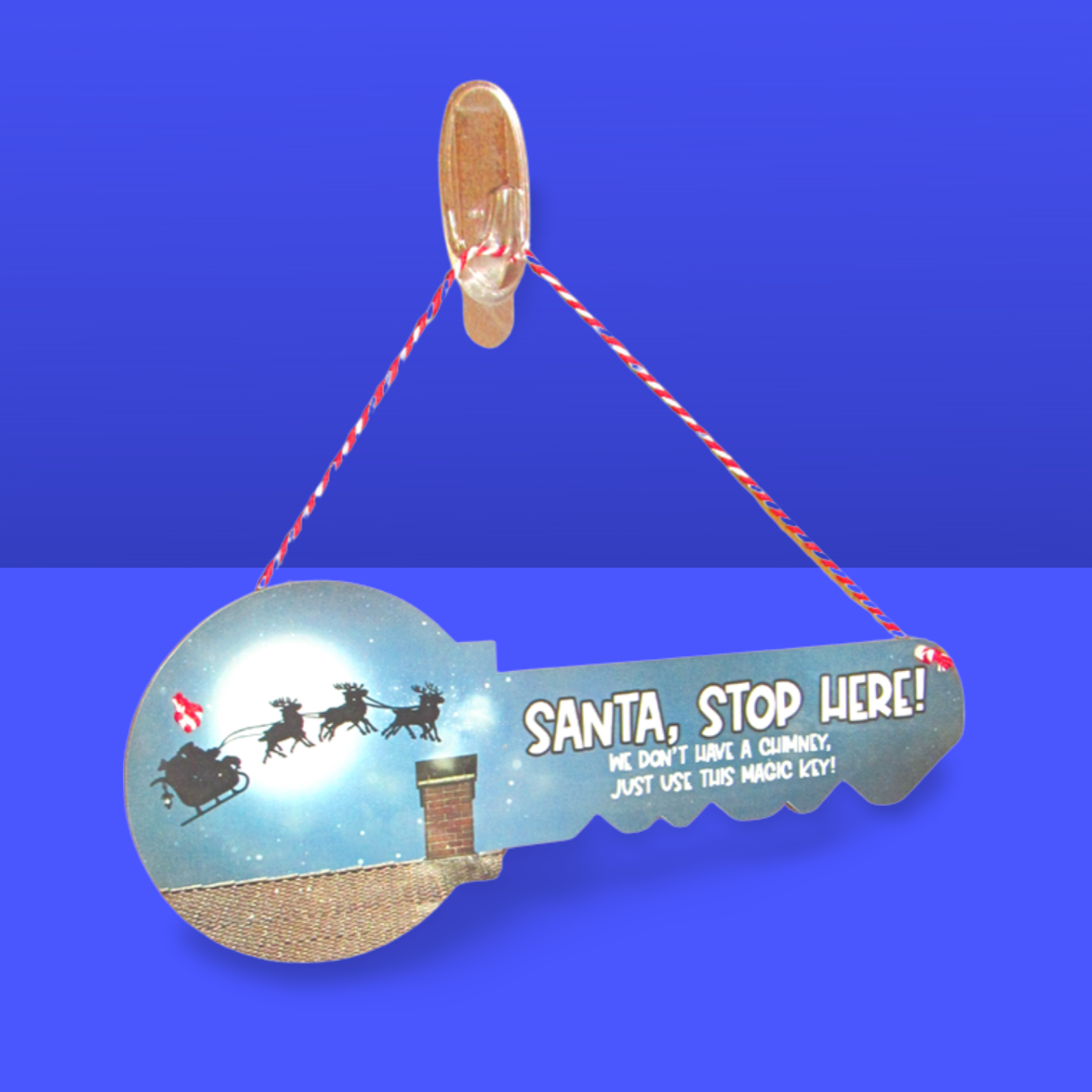 Key Shaped Sublimated Door Hanger