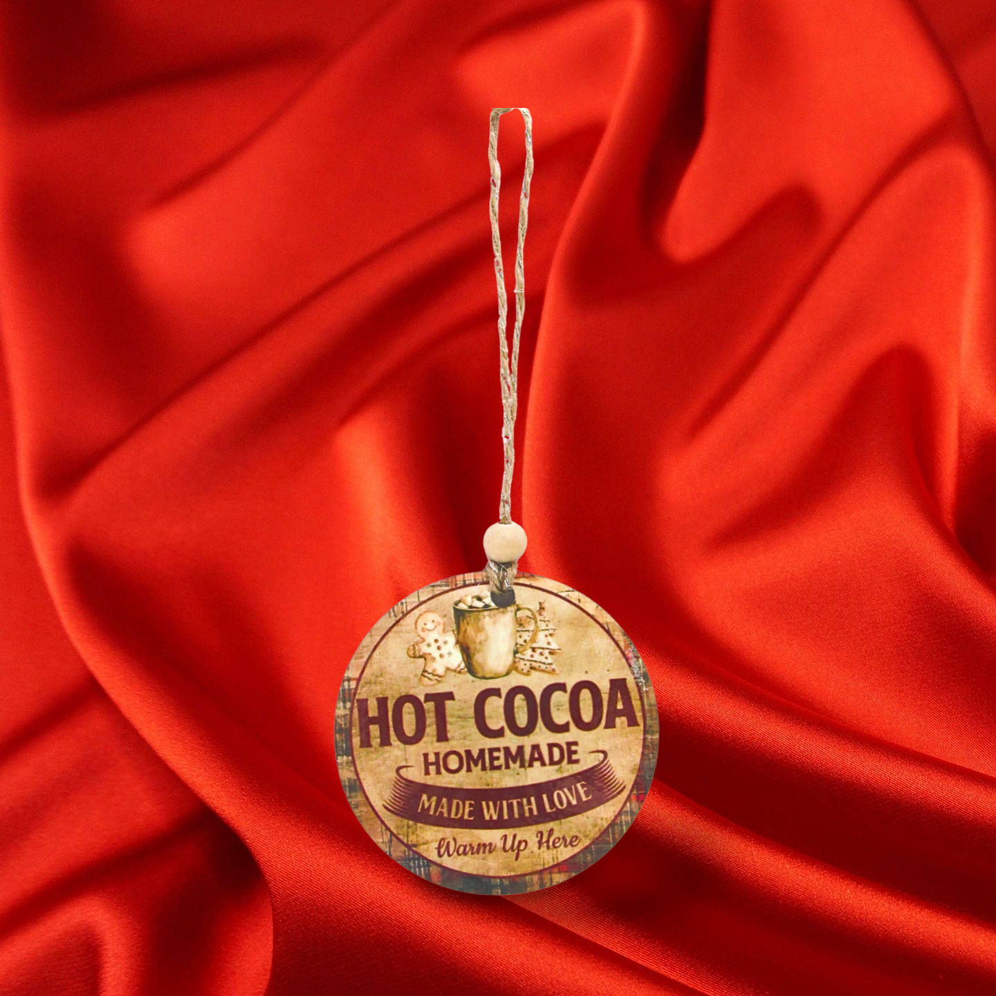 Round Shaped Sublimated Ornament