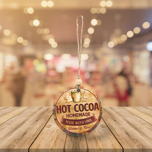 Round Shaped Sublimated Ornament