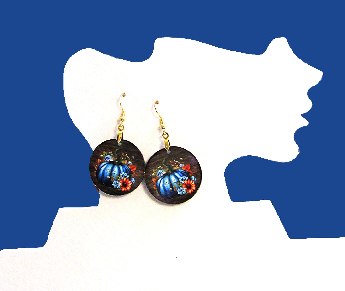 Round Shaped Sublimated 1 inch Earring