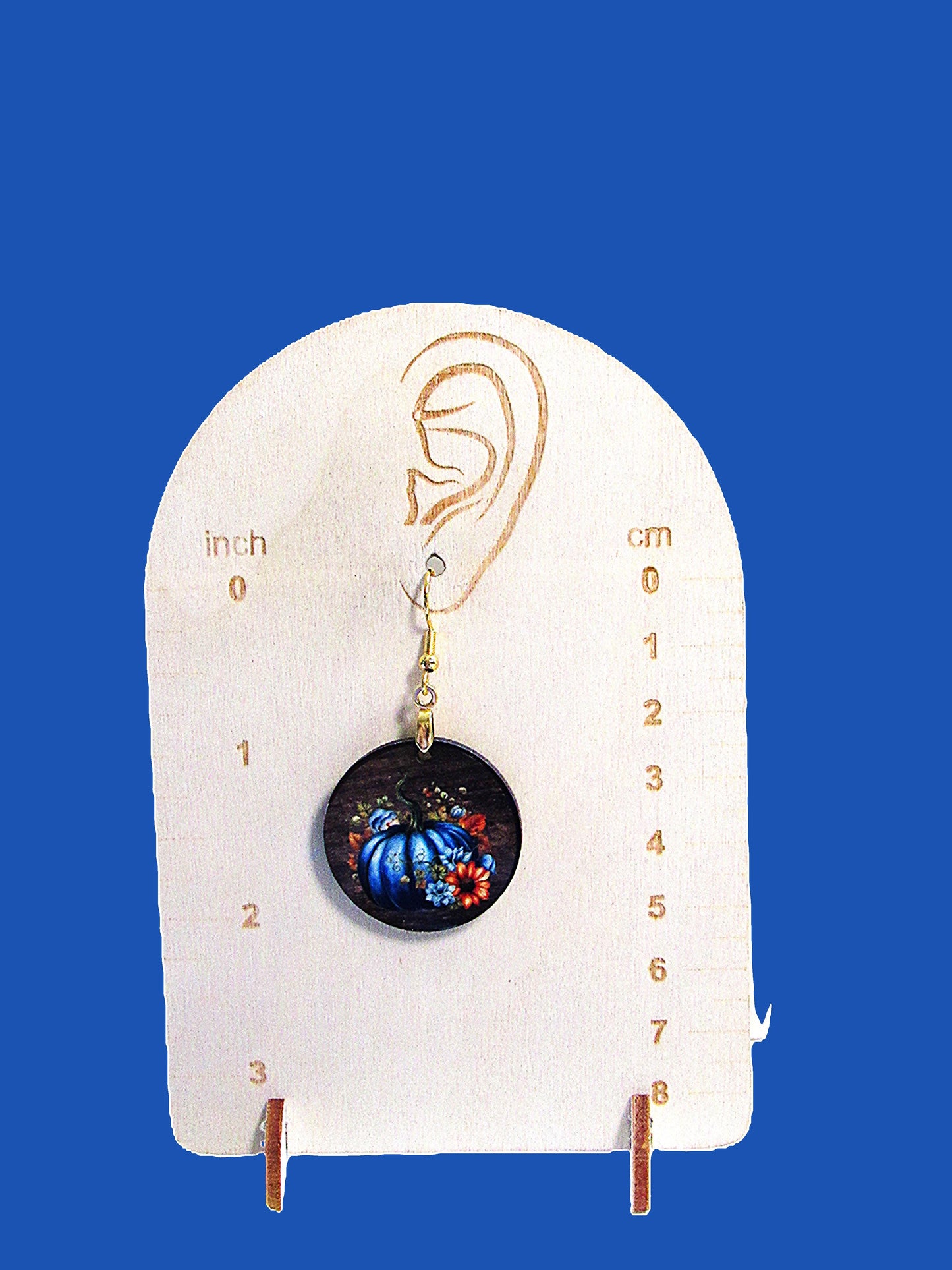 Round Shaped Sublimated 1 inch Earring